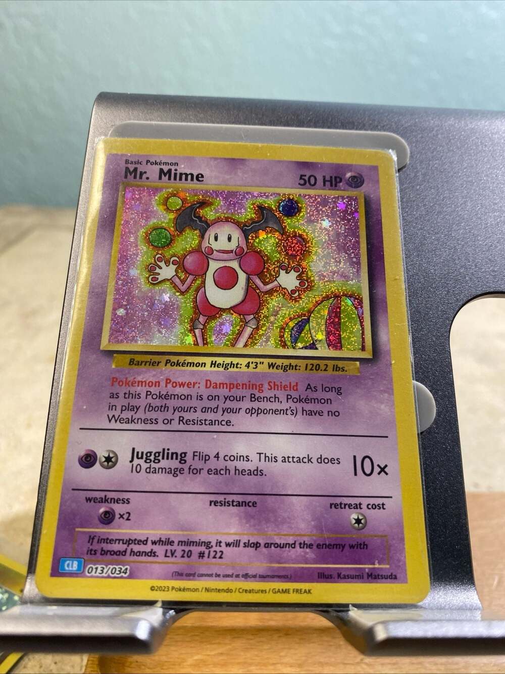 2023 Pokemon TCG Classic Collection Holo Mr. Mime #013/034